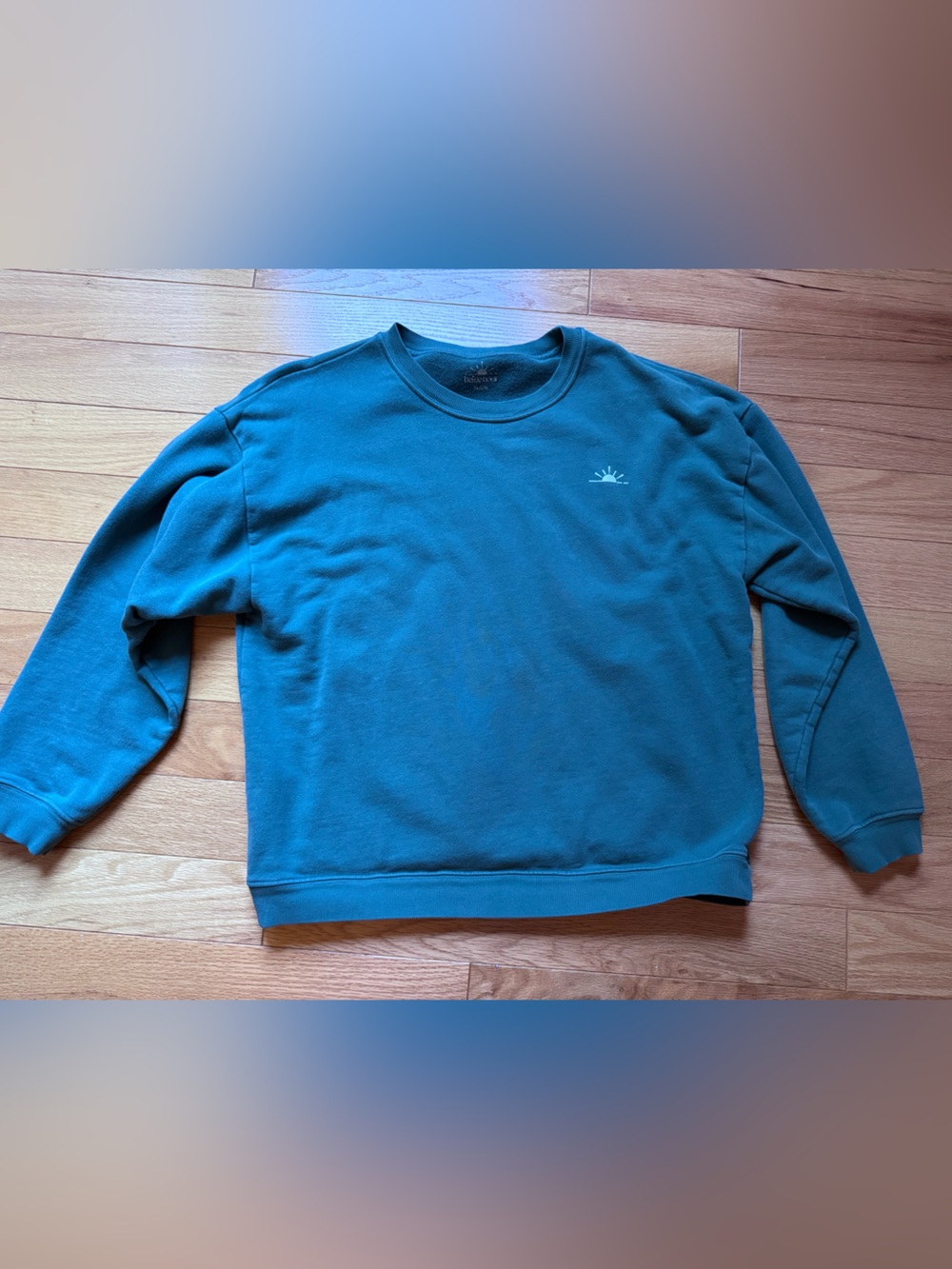 Classic Crewneck Sweatshirt - beige hour- Dark Green, XL